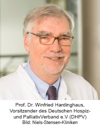 Prof. Dr. Winfried Hardinghaus, Vorsitzender Deutscher Hospiz- und PalliativVerband e.V (DHPV)